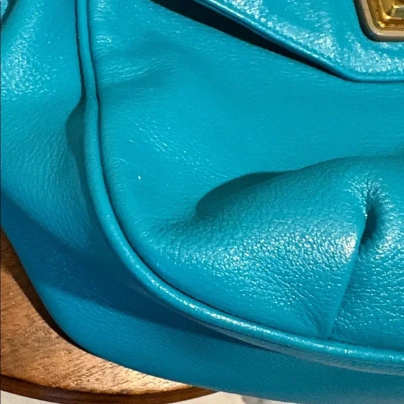 Marc JacobsSatchelshoulder/Crossbody bagleatherturquoise Brass Hardware